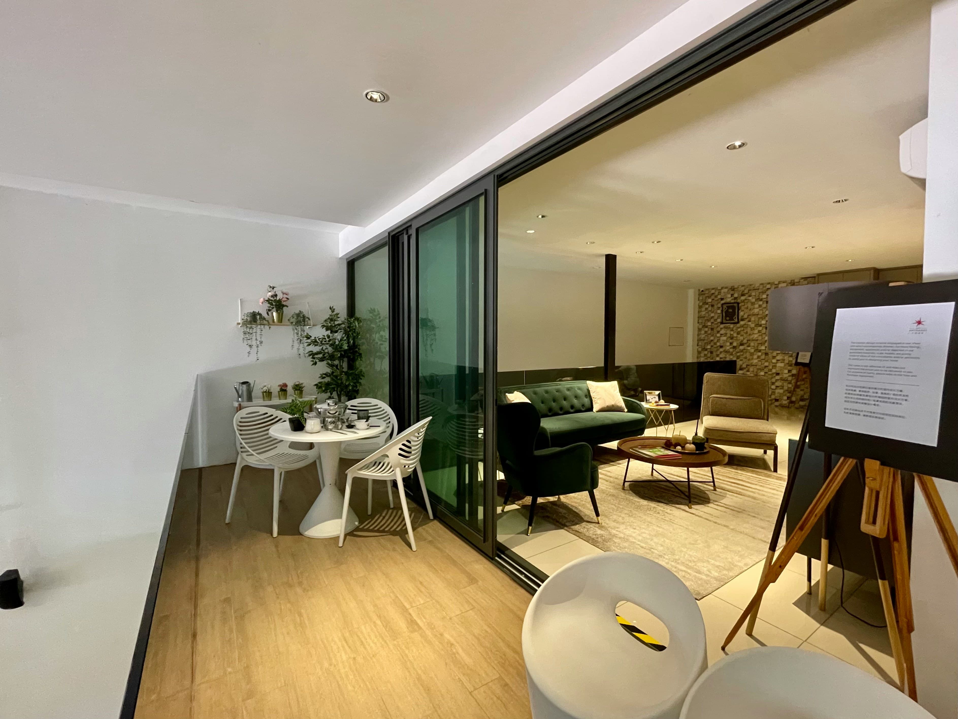 Bright and airy modern loft apartment interior