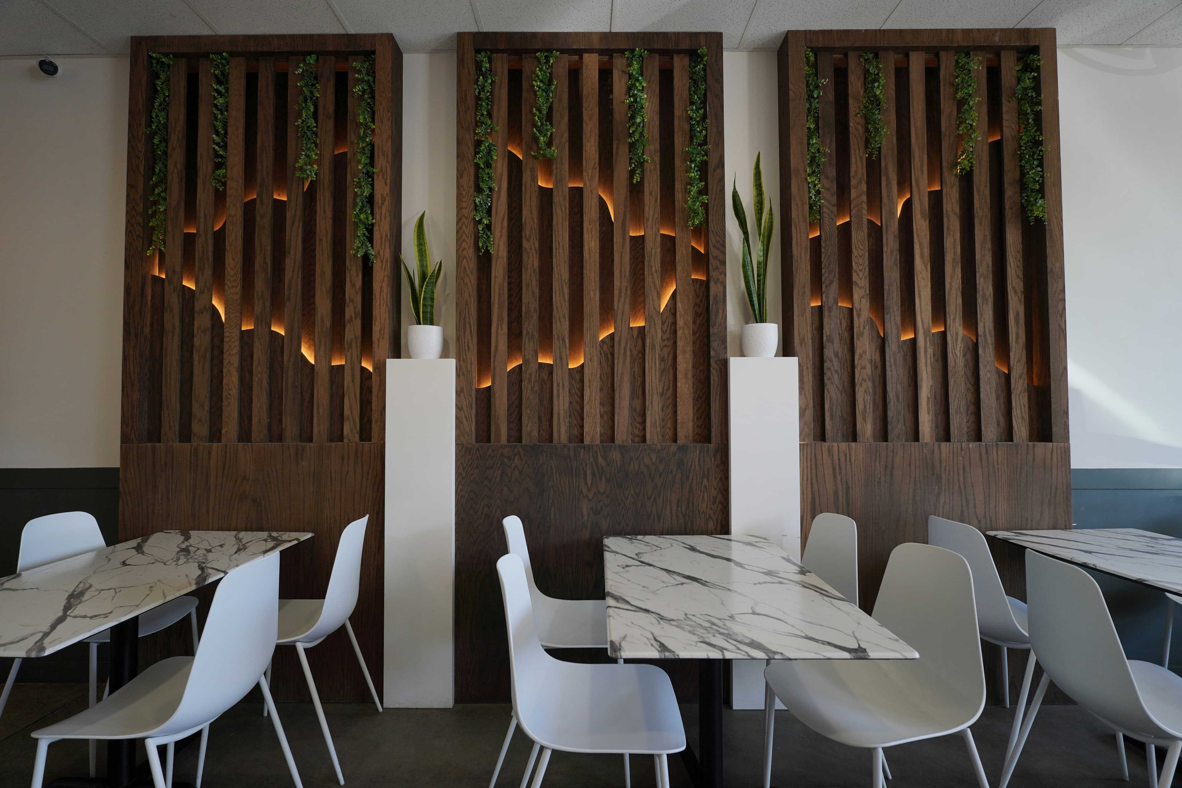 Stylish contemporary restaurant interior